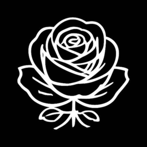 White Rose Florist rose mark